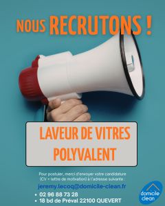 Nous recrutons